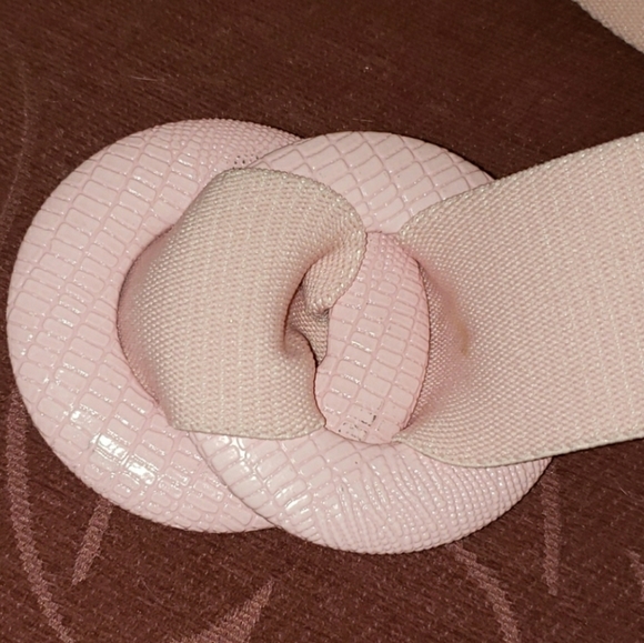 Barbie VNTG Soft Pink Stretchy Belt - Picture 8 of 9